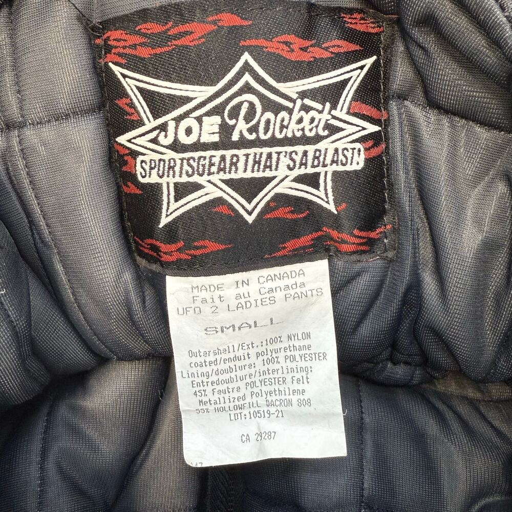 Joe Rocket Snowmobile Bib Racing Pants Women's S Black Outdoor Gear Snow EUC - Picture 15 of 16